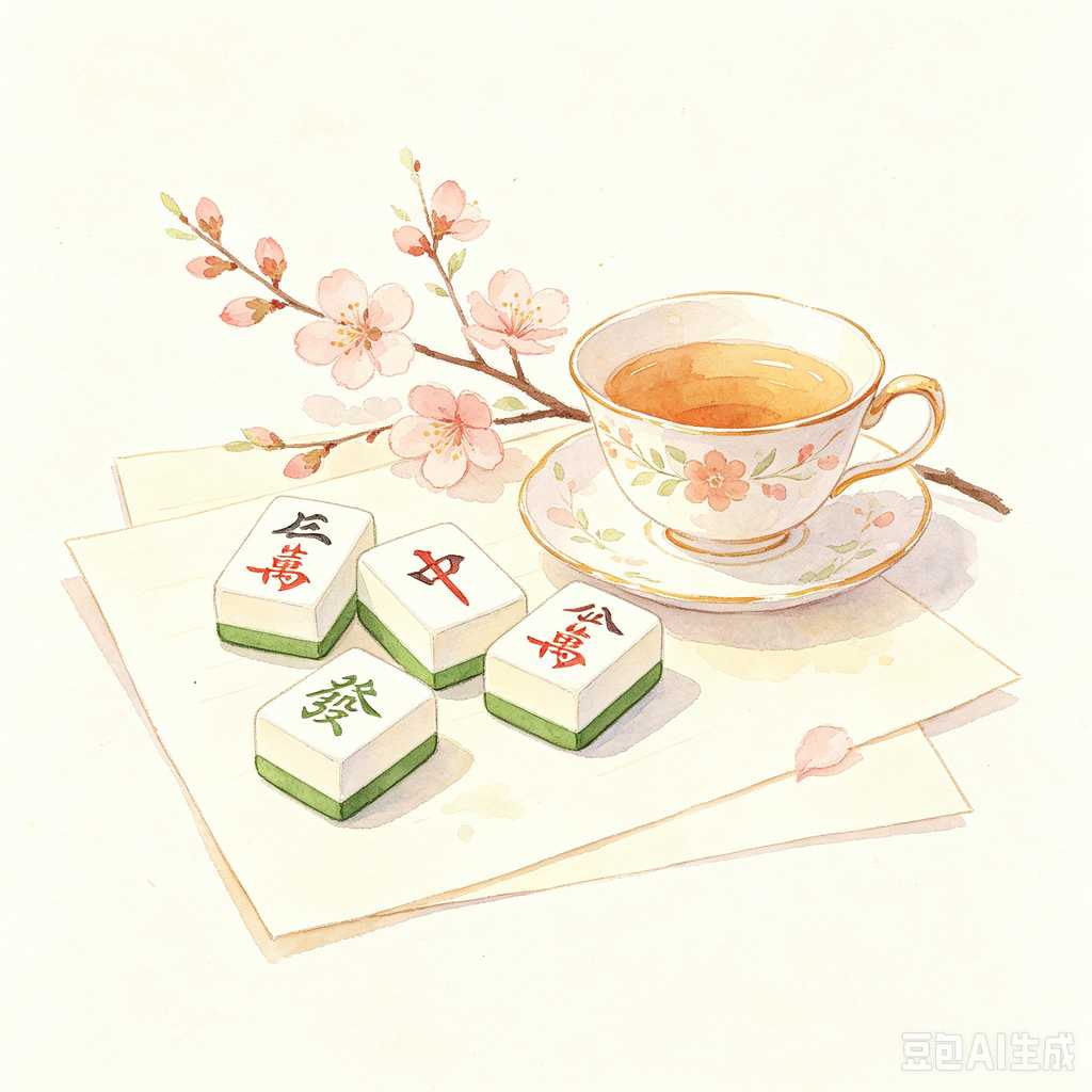 matte mahjong tiles